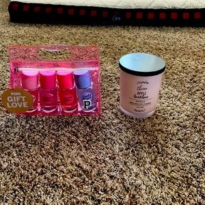 Perfume and a candle